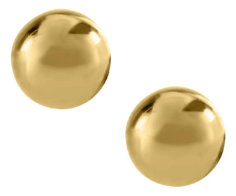 Best hoop earrings with gold for a luxurious and timeless look-14K Y Gold 3mm Ball Baby Studs