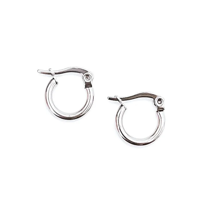 Best hoop earrings with custom engravings for a personalized and meaningful gift-Elik Silver Hoop Earrings