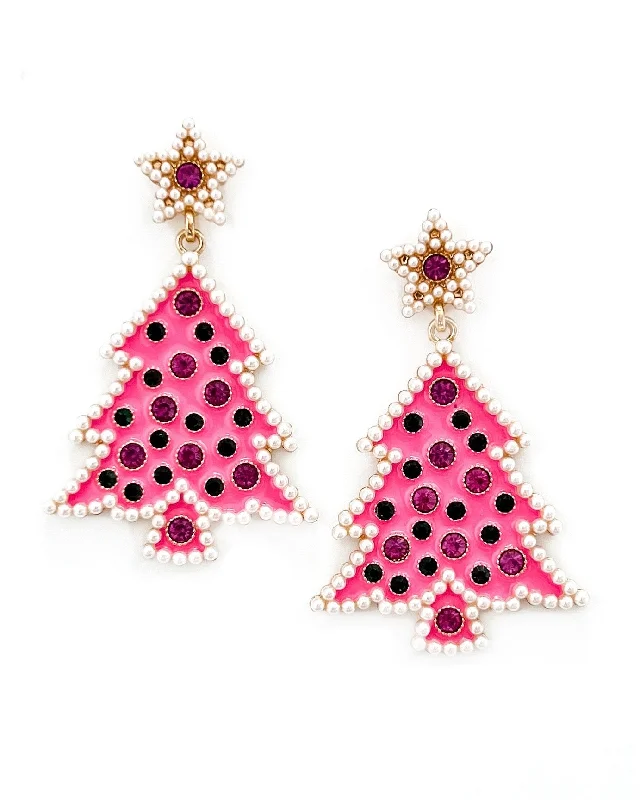 Best hoop earrings with detachable studs for a versatile and adjustable accessory-Eloquence Christmas Tree Earrings