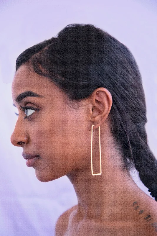 Hoop earrings with artistic filigree designs for an intricate, delicate finish-Petra Hoop Earrings