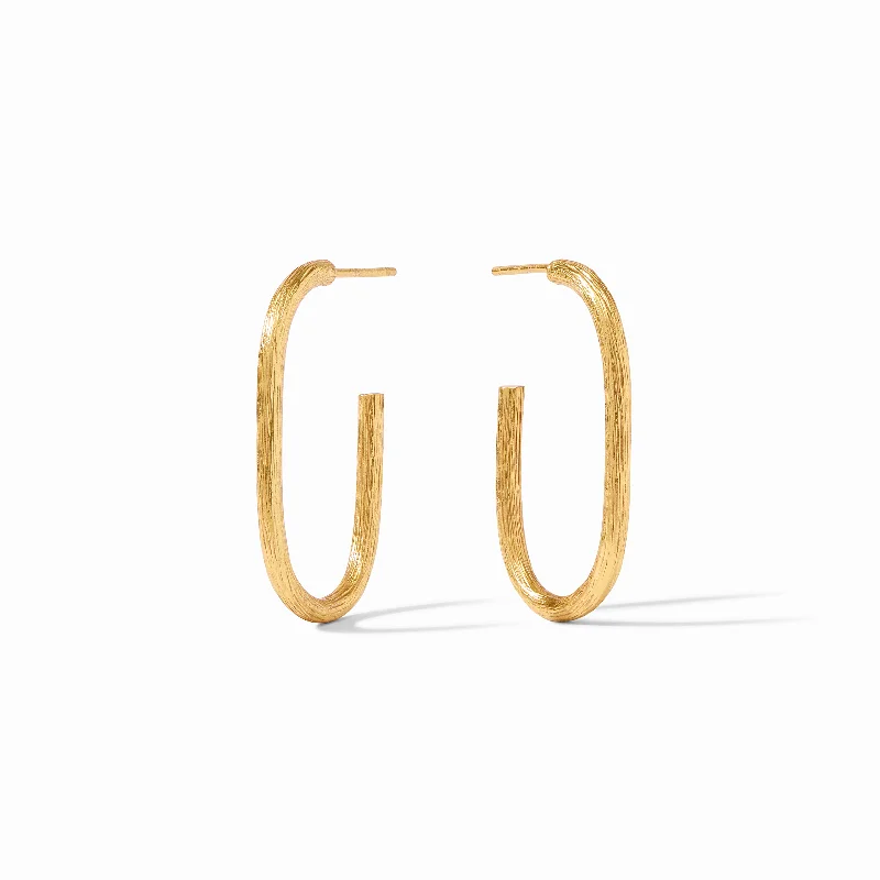 Hoop earrings with a matte black finish for a sleek, edgy vibe-Ivy Hoop