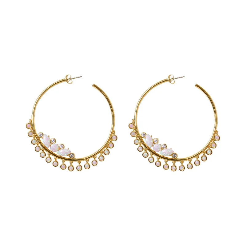 Hoop earrings with cut-out designs for a creative and lightweight effect-Ophelia Earrings