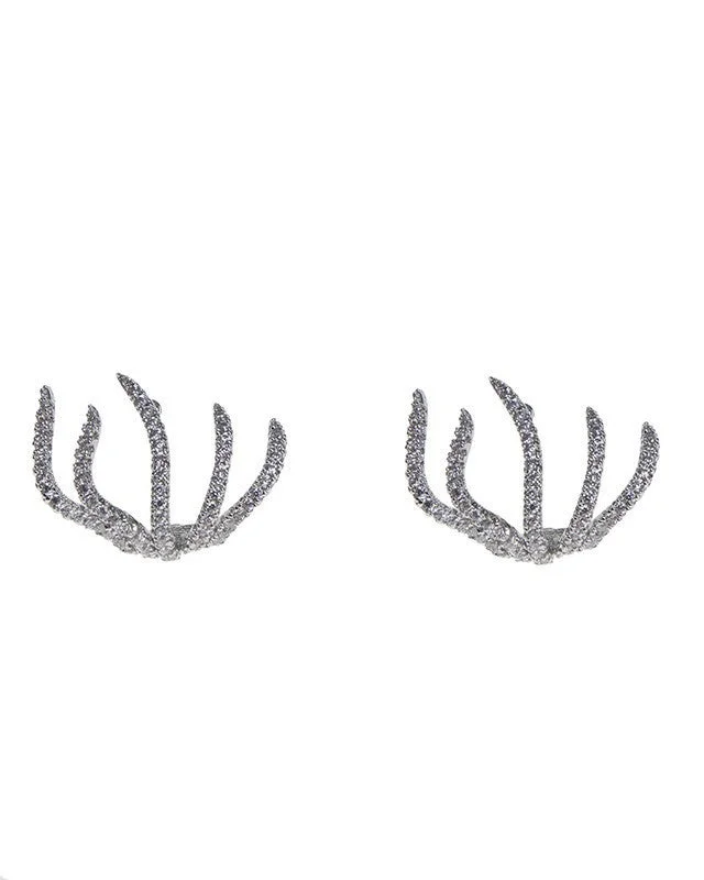 Best hoop earrings with minimal embellishments for a sleek and modern look-Pave Claw Earrings