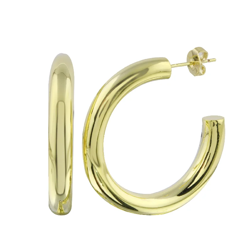 Best hoop earrings with geometric triangle shapes for a modern, chic design-Your Everyday Hoop