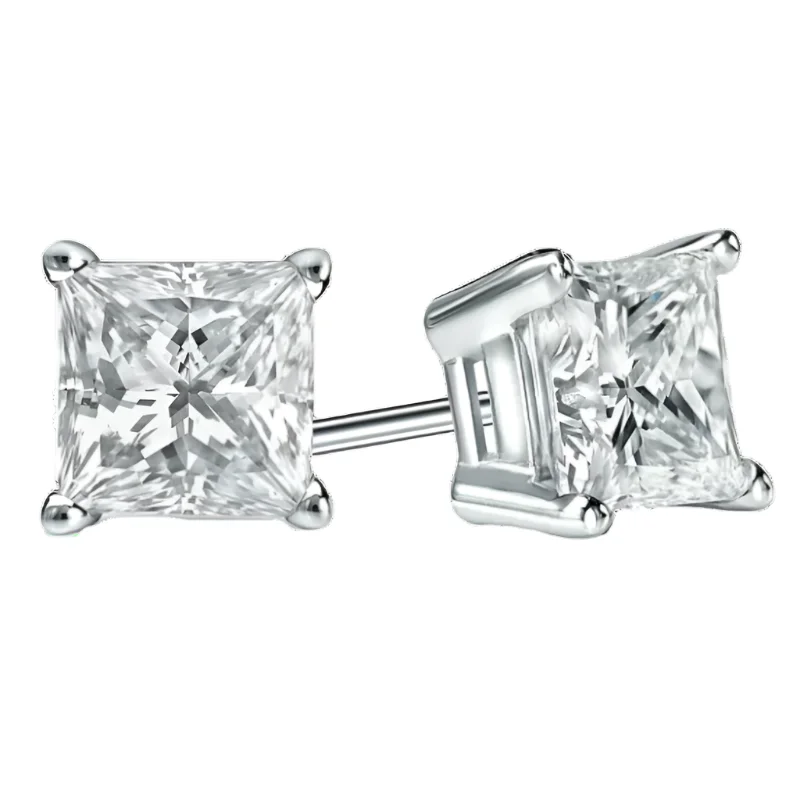 Stud Earrings for Festival Style -1/2ctw Lab Grown Diamond Stud Earrings