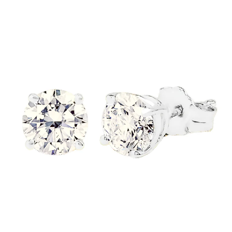 Stud Earrings for Office Wear -1/2ctw Diamond Stud Earrings