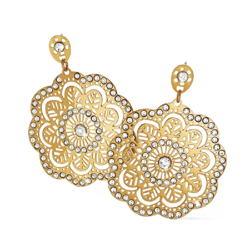 Drop Earrings for Formal Attire -Brighton Bella Lace Post Drop Earrings