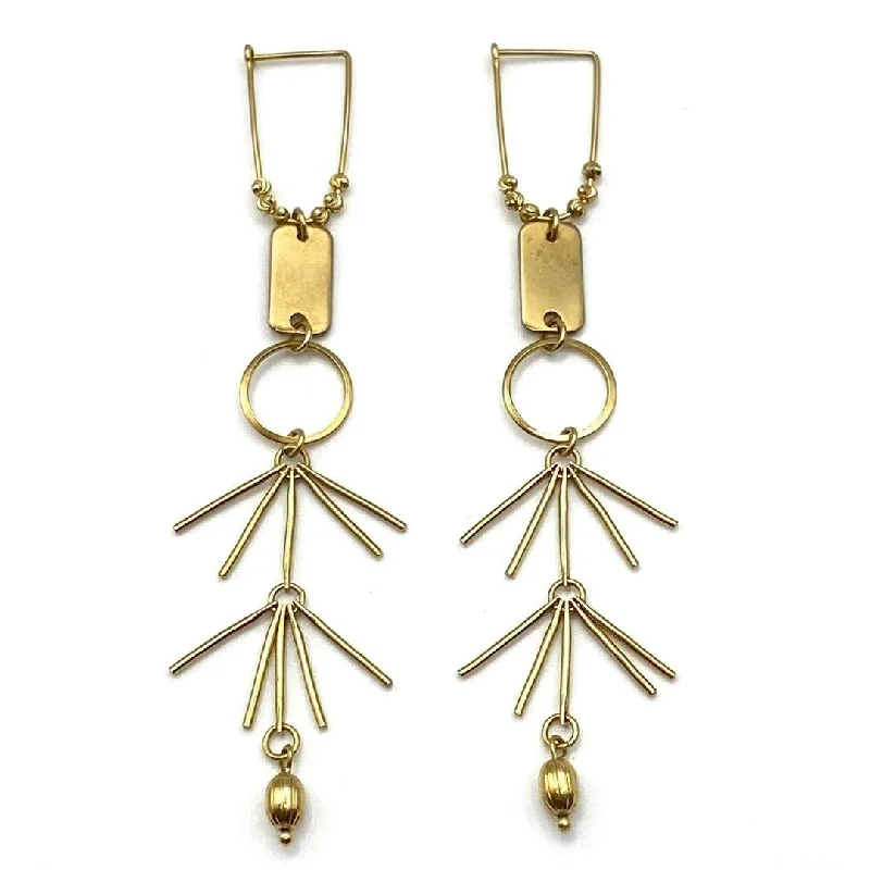 Drop Earrings for Casual Outfit -Jojoba Earrings