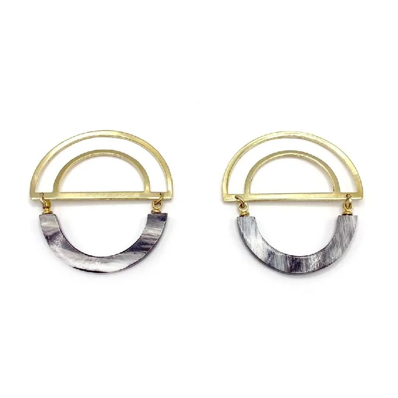 Drop Earrings for Bridesmaids Look -Teko “Strength” Pendant Earrings