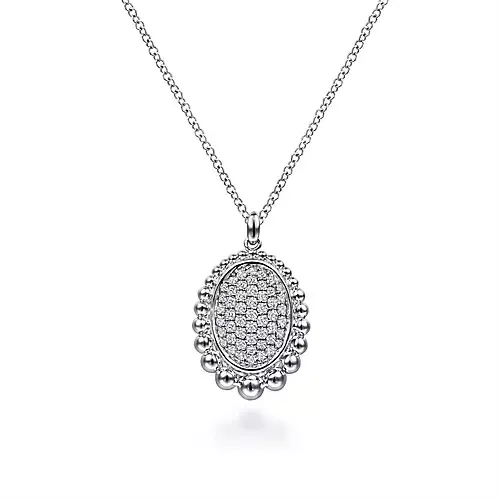 Stunning necklaces and pendants with amethyst gemstones for a calming effect-Gabriel & Co. Pave Bujukan Pendant Necklace