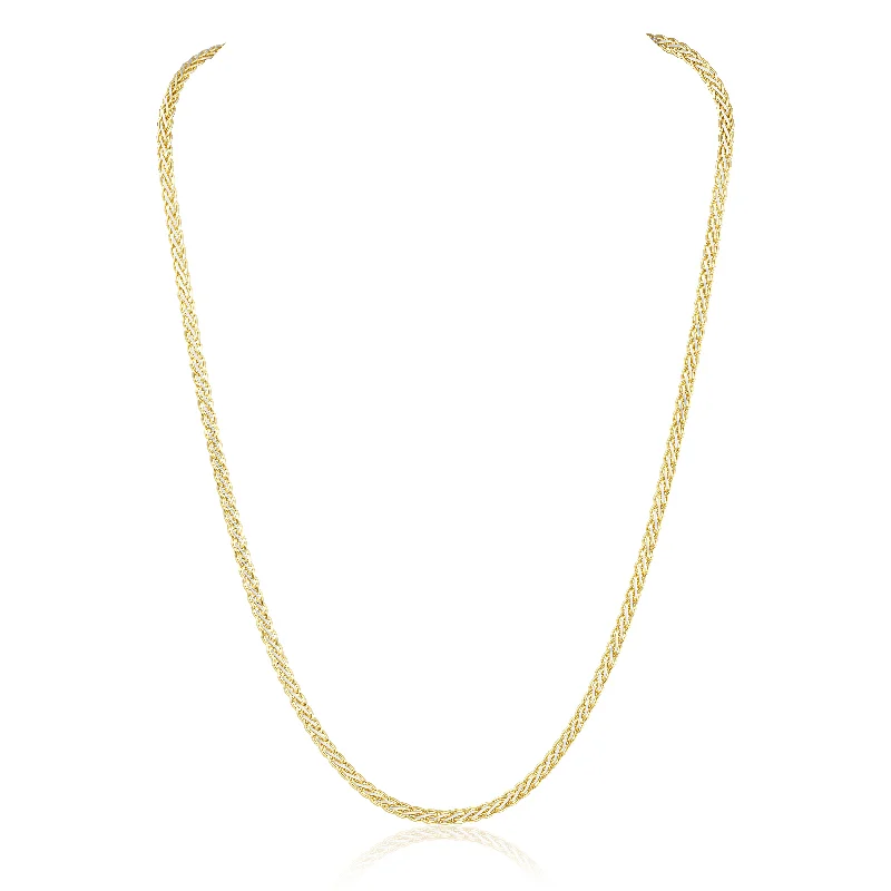 Layered necklaces and pendants for a trendy and fashionable stacked look-Lainey Two-Tone Chain