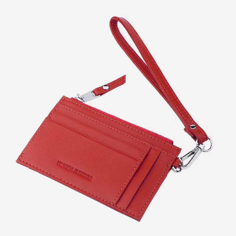 Best necklaces and pendants with statement designs for a fashionable accessory-Mini Wristlet - Cherry Red