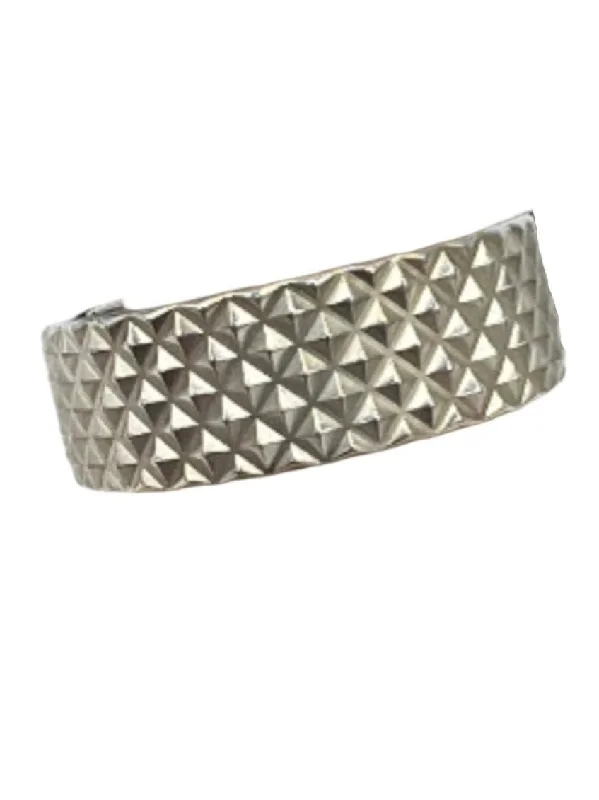 Stackable rings with mixed metal finishes -Tiffany & Co. Diamond Point Studded Designer Ring in Size 7.25