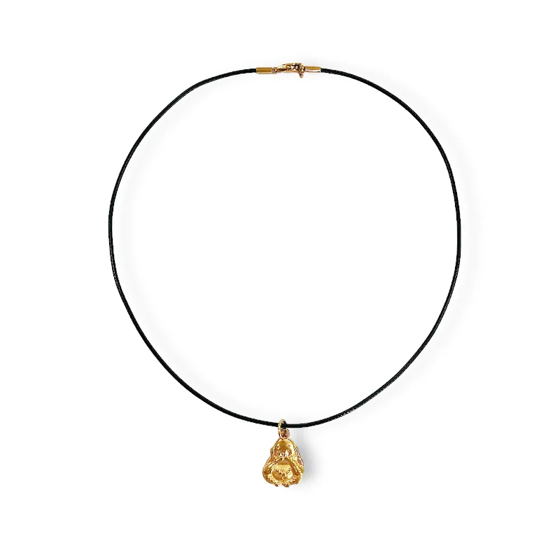 Beautiful necklaces and pendants with moon and star charms for a dreamy effect-See No Evil Buddha Pendant Necklace